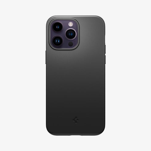 ACS04766 - iPhone 14 Pro Max Case Thin Fit in black showing the back